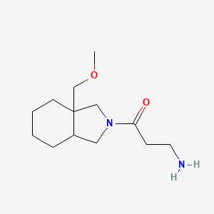 molecular formula C13H24N2O2 B1478511 3-amino-1-(3a-(methoxymethyl)octahydro-2H-isoindol-2-yl)propan-1-one CAS No. 2098133-69-6