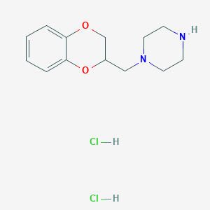 (S)-1-((2,3-Dihydrobenzo[b][1,4]dioxin-2-yl)methyl)piperazine dihydrochloride