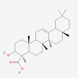 molecular formula C30H48O3 B14785163 (4R,6aR,6bS,8aR,14bR)-3-hydroxy-4,6a,6b,8a,11,11,14b-heptamethyl-1,2,3,4a,5,6,7,8,9,10,12,12a,14,14a-tetradecahydropicene-4-carboxylic acid 