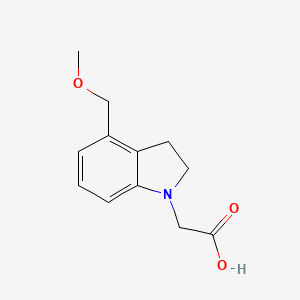 2-(4-(Methoxymethyl)indolin-1-yl)acetic acid