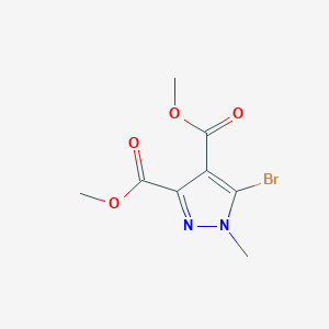 molecular formula C8H9BrN2O4 B14785229 Dimethyl 5-bromo-1-methyl-pyrazole-3,4-dicarboxylate 