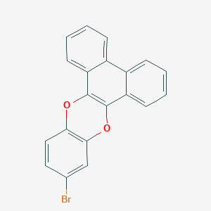 molecular formula C20H11BrO2 B14785287 11-Bromobenzo[b]phenanthro[9,10-e][1,4]dioxine 