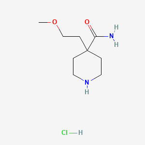 4-(2-Methoxyethyl)piperidine-4-carboxamide hydrochloride