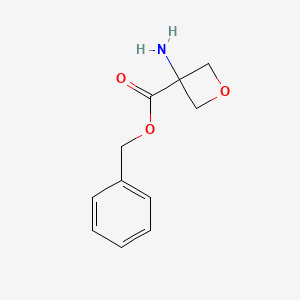 3-Oxetanecarboxylic acid, 3-amino-, phenylmethyl ester