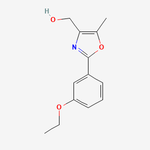 (2-(3-Ethoxyphenyl)-5-methyloxazol-4-yl)methanol
