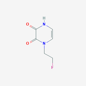 1-(2-Fluoroethyl)-1,4-dihydropyrazine-2,3-dione