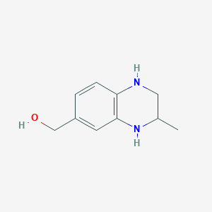 (3-Methyl-1,2,3,4-tetrahydroquinoxalin-6-yl)methanol