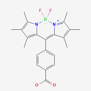 4-(2,2-difluoro-4,5,6,10,11,12-hexamethyl-3-aza-1-azonia-2-boranuidatricyclo[7.3.0.03,7]dodeca-1(12),4,6,8,10-pentaen-8-yl)benzoate