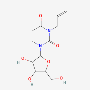 1-[3,4-Dihydroxy-5-(hydroxymethyl)oxolan-2-yl]-3-prop-2-enylpyrimidine-2,4-dione