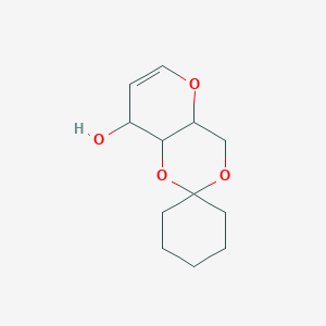 Spiro[4,4a,8,8a-tetrahydropyrano[3,2-d][1,3]dioxine-2,1'-cyclohexane]-8-ol