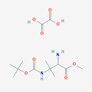 Methyl (S)-2-amino-3-((tert-butoxycarbonyl)amino)-3-methylbutanoate oxalate