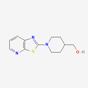 molecular formula C12H15N3OS B1478578 (1-(噻唑并[5,4-b]吡啶-2-基)哌啶-4-基)甲醇 CAS No. 2098031-24-2