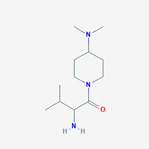 2-Amino-1-[4-(dimethylamino)piperidin-1-yl]-3-methylbutan-1-one