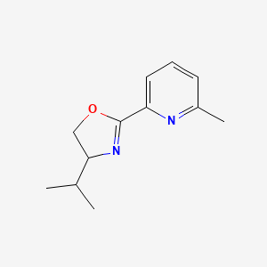 4-Isopropyl-2-(6-methylpyridin-2-yl)-4,5-dihydrooxazole