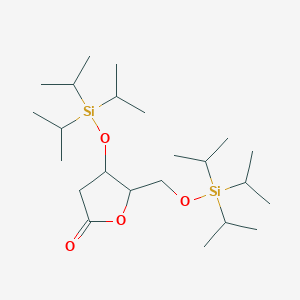 (4S,5R)-4-triisopropylsilyloxy-5-(triisopropylsilyloxymethyl)tetrahydrofuran-2-one