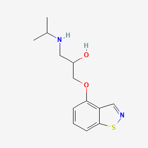 2-Propanol, 1-(1,2-benzisothiazol-4-yloxy)-3-[(1-methylethyl)amino]-