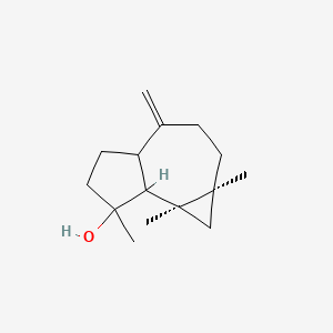 molecular formula C15H24O B14785811 (1aS,7S,7bS)-1a,7,7b-trimethyl-4-methylidene-2,3,4a,5,6,7a-hexahydro-1H-cyclopropa[h]azulen-7-ol 