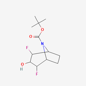 Tert-butyl 2-exo-4-exo-difluoro-3-exo-hydroxy-8-azabicyclo[3.2.1]octane-8-carboxylate