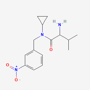 2-amino-N-cyclopropyl-3-methyl-N-[(3-nitrophenyl)methyl]butanamide