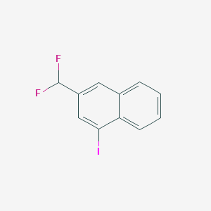 2-(Difluoromethyl)-4-iodonaphthalene