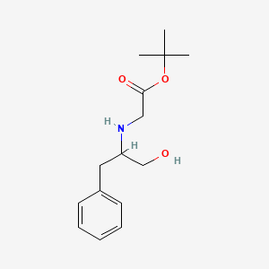 Tert-butyl 2-[(1-hydroxy-3-phenylpropan-2-yl)amino]acetate