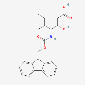 molecular formula C23H27NO5 B14785895 (3S,4S,5S)-4-(Fmoc-amino)-3-hydroxy-5-methylheptanoic acid 