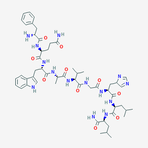 molecular formula C53H76N14O10 B147859 1-Phe-8-leu-9-leu-litorin-NH2 CAS No. 137734-88-4