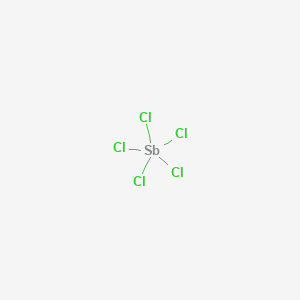 molecular formula SbCl5<br>Cl5S B147860 五氯化锑 CAS No. 7647-18-9