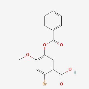 5-Benzoyloxy-2-bromo-4-methoxybenzoic acid