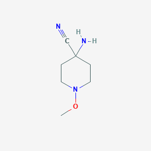 4-Amino-1-methoxy-piperidine-4-carbonitrile