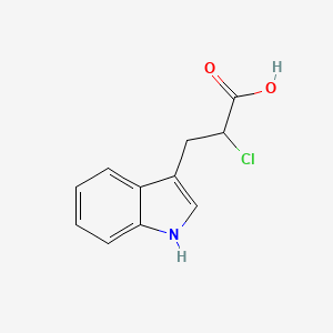 (S)-2-Chloro-3-(1H-indol-3-yl)propanoic acid