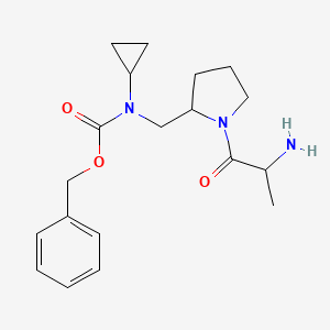 Benzyl ((1-((S)-2-aminopropanoyl)pyrrolidin-2-yl)methyl)(cyclopropyl)carbamate