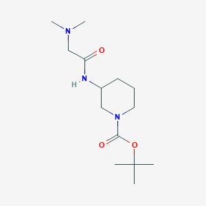 Tert-butyl 3-[[2-(dimethylamino)acetyl]amino]piperidine-1-carboxylate