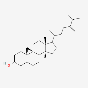 9,19-Cyclo-5alpha,9beta-ergost-24(28)-en-3beta-ol, 4alpha,14-dimethyl-