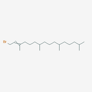 molecular formula C20H39Br B14786282 (E)-1-bromo-3,7,11,15-tetramethylhexadec-2-ene 