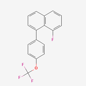 1-Fluoro-8-(4-(trifluoromethoxy)phenyl)naphthalene