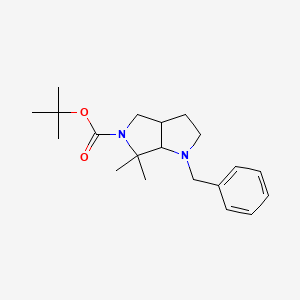 tert-Butyl 1-benzyl-6,6-dimethylhexahydropyrrolo[3,4-b]pyrrole-5(1H)-carboxylate