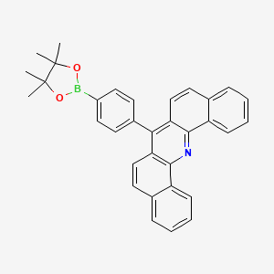 7-(4-(4,4,5,5-Tetramethyl-1,3,2-dioxaborolan-2-yl)phenyl)dibenzo[c,h]acridine