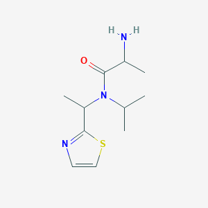 2-Amino-N-isopropyl-N-((S)-1-(thiazol-2-yl)ethyl)propanamide