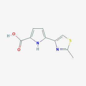 5-(2-Methylthiazol-4-yl)-1H-pyrrole-2-carboxylic acid