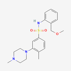 Benzenesulfonamide, N-[2-(methoxymethyl)phenyl]-4-methyl-3-(4-methyl-1-piperazinyl)-