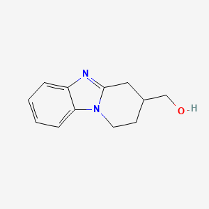 molecular formula C12H14N2O B1478656 (1,2,3,4-Tetrahydrobenzo[4,5]imidazo[1,2-a]pyridin-3-yl)methanol CAS No. 2098097-65-3