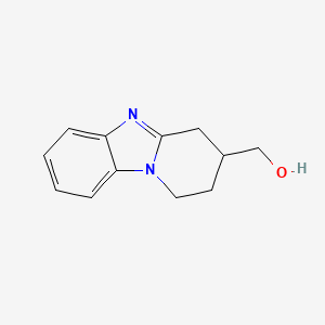 molecular formula C12H14N2O B1478656 (1,2,3,4-四氢苯并[4,5]咪唑并[1,2-a]吡啶-3-基)甲醇 CAS No. 2098097-65-3