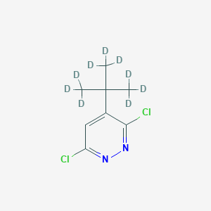 3,6-Dichloro-4-[2,2,2-trideuterio-1,1-bis(trideuteriomethyl)ethyl]pyridazine