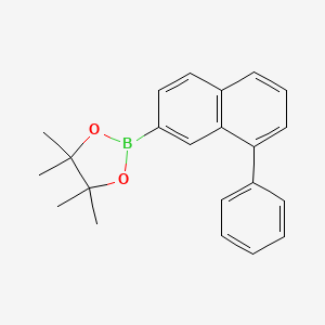 4,4,5,5-tetramethyl-2-(8-phenylnaphthalen-2-yl)-1,3,2-dioxaborolane