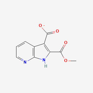 1H-Pyrrolo[2,3-b]pyridine-2,3-dicarboxylic acid, 2-methyl ester