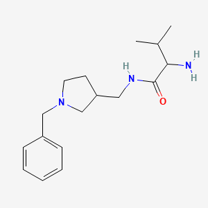 2-amino-N-[(1-benzylpyrrolidin-3-yl)methyl]-3-methylbutanamide