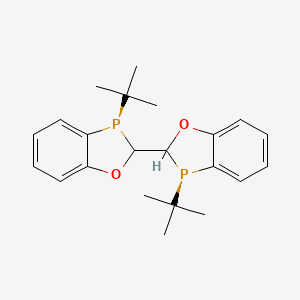 (3R)-3-tert-butyl-2-[(3R)-3-tert-butyl-2H-1,3-benzoxaphosphol-2-yl]-2H-1,3-benzoxaphosphole