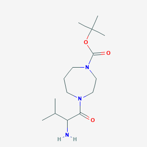 Tert-butyl 4-(2-amino-3-methylbutanoyl)-1,4-diazepane-1-carboxylate