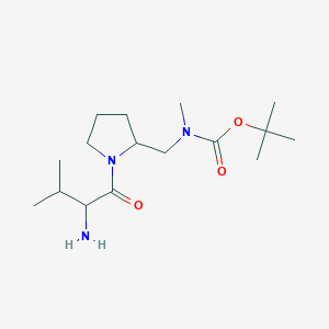 tert-Butyl ((1-((S)-2-amino-3-methylbutanoyl)pyrrolidin-2-yl)methyl)(methyl)carbamate